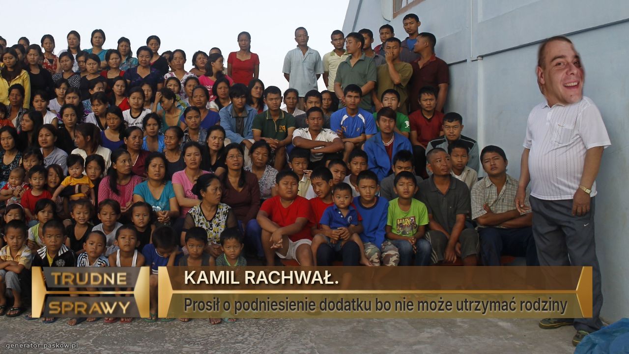 KAMIL RACHWAŁ.                                                     
Prosił o podniesienie dodatku bo nie może utrzymać rodziny