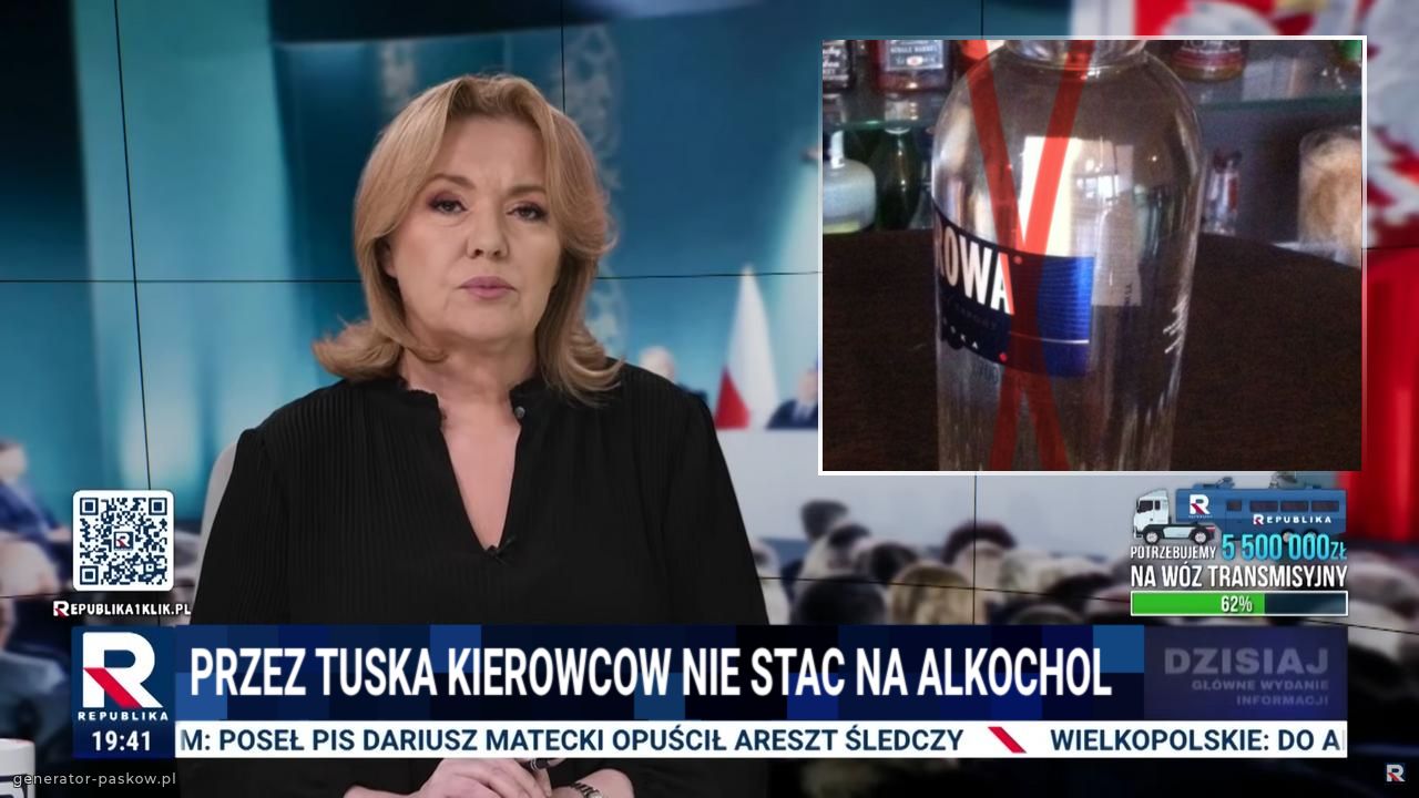 Przez Tuska kierowcow nie stac na alkochol  