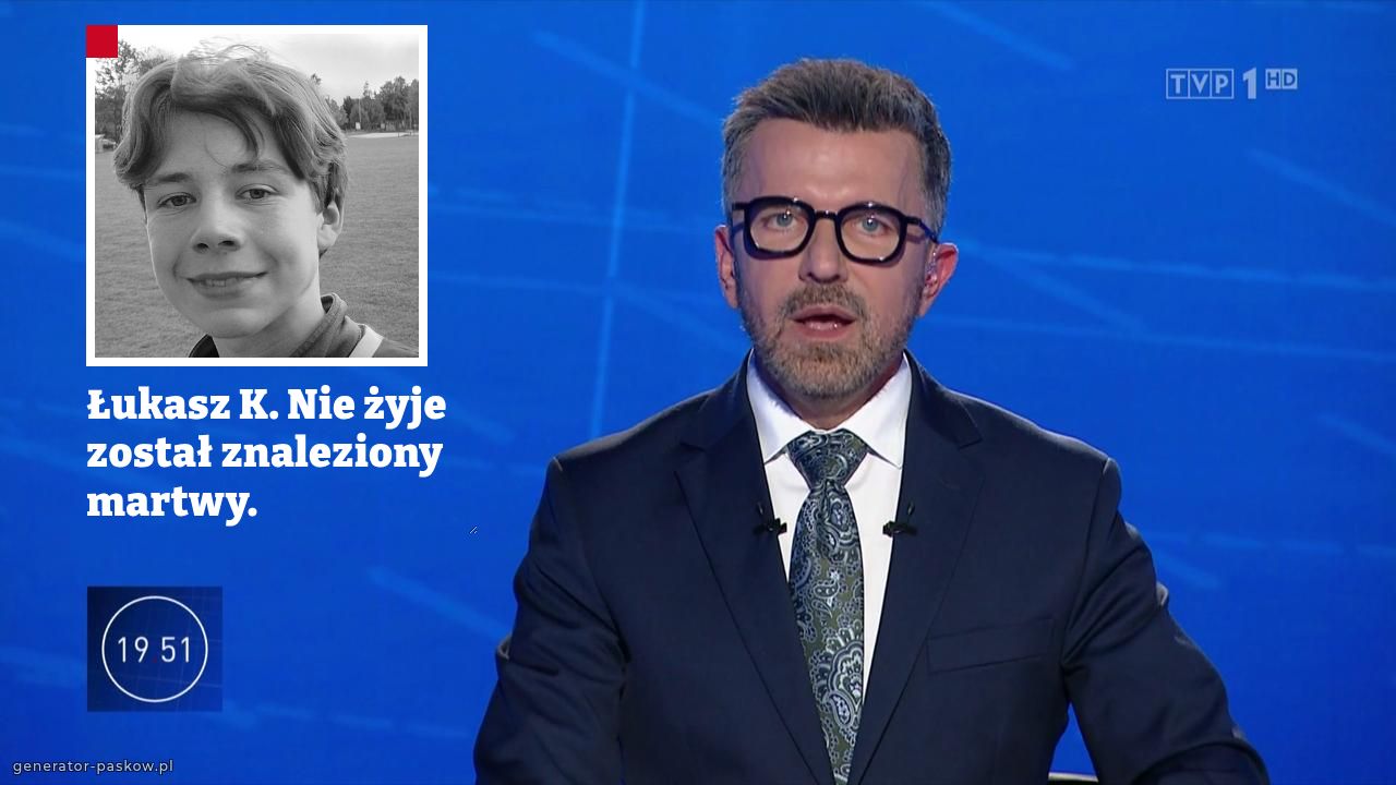 Łukasz K. Nie żyje został znaleziony martwy.