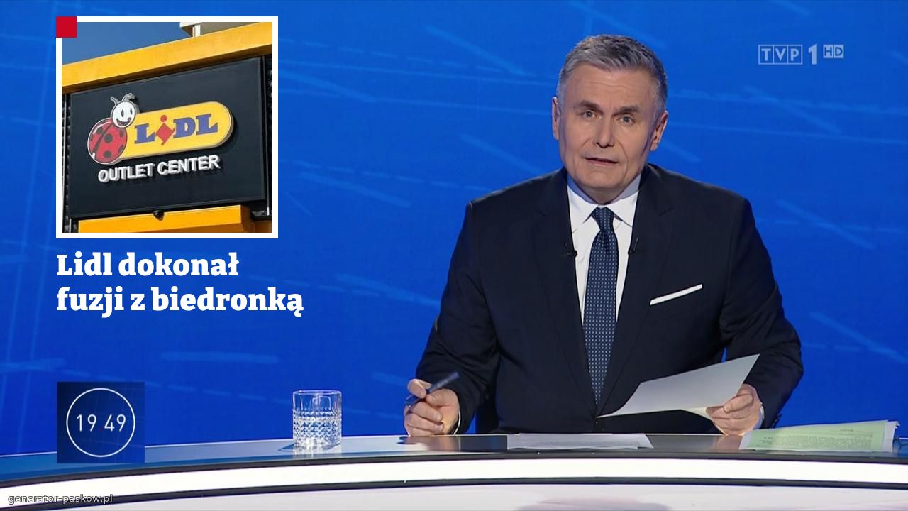 Lidl dokonał fuzji z biedronką