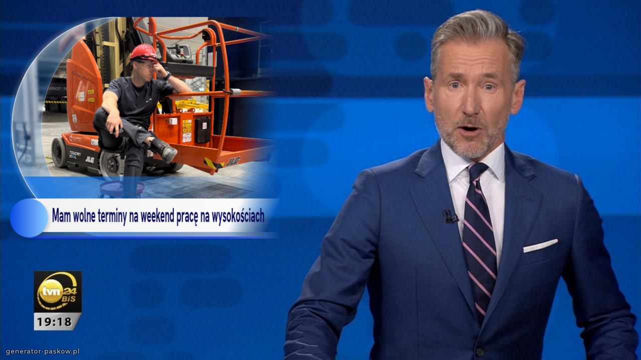 Mam wolne terminy na weekend pracę na wysokościach 