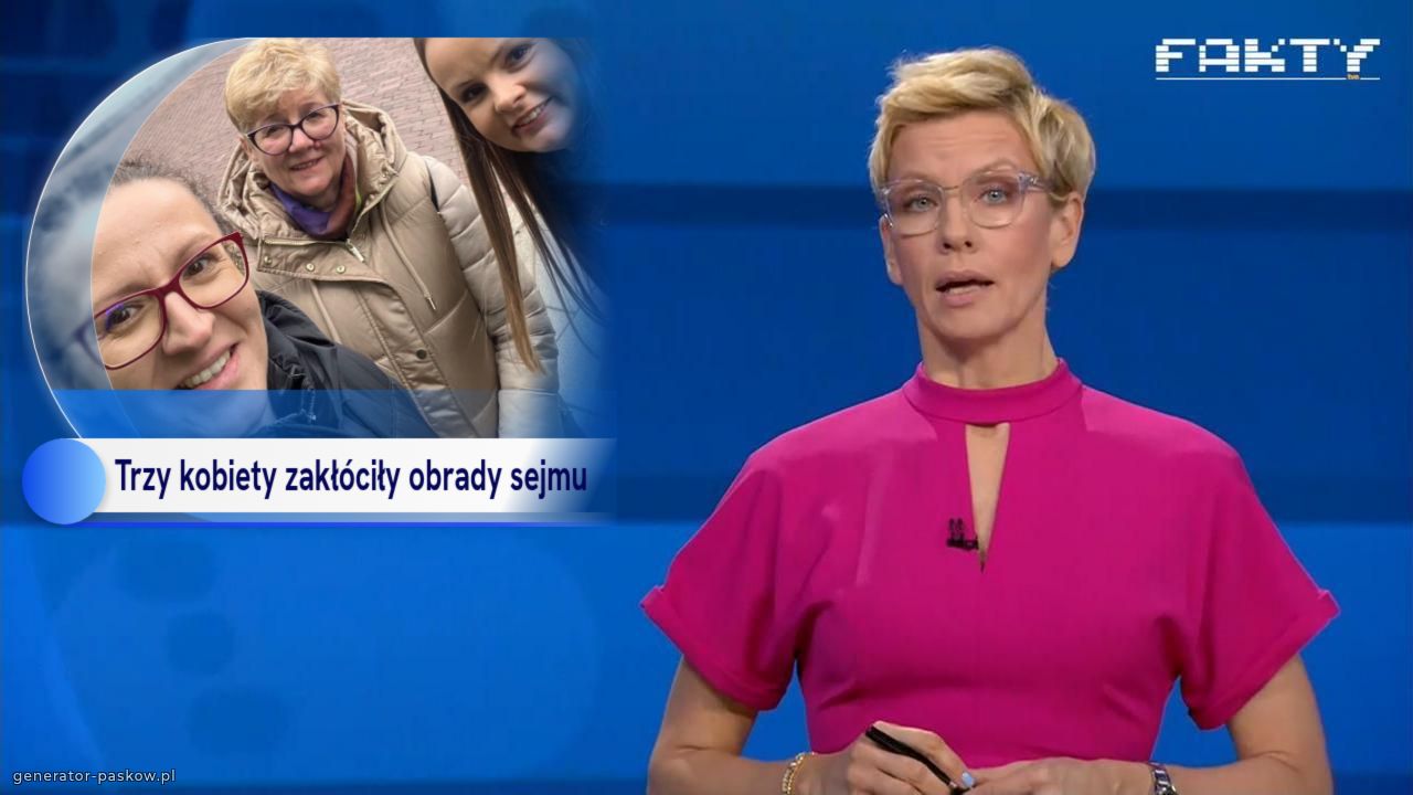 Trzy kobiety zakłóciły obrady sejmu