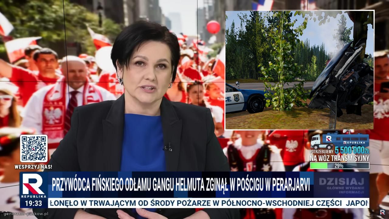 Przywódca fińskiego odłamu Gangu Helmuta zginął w pościgu w perarjarvi