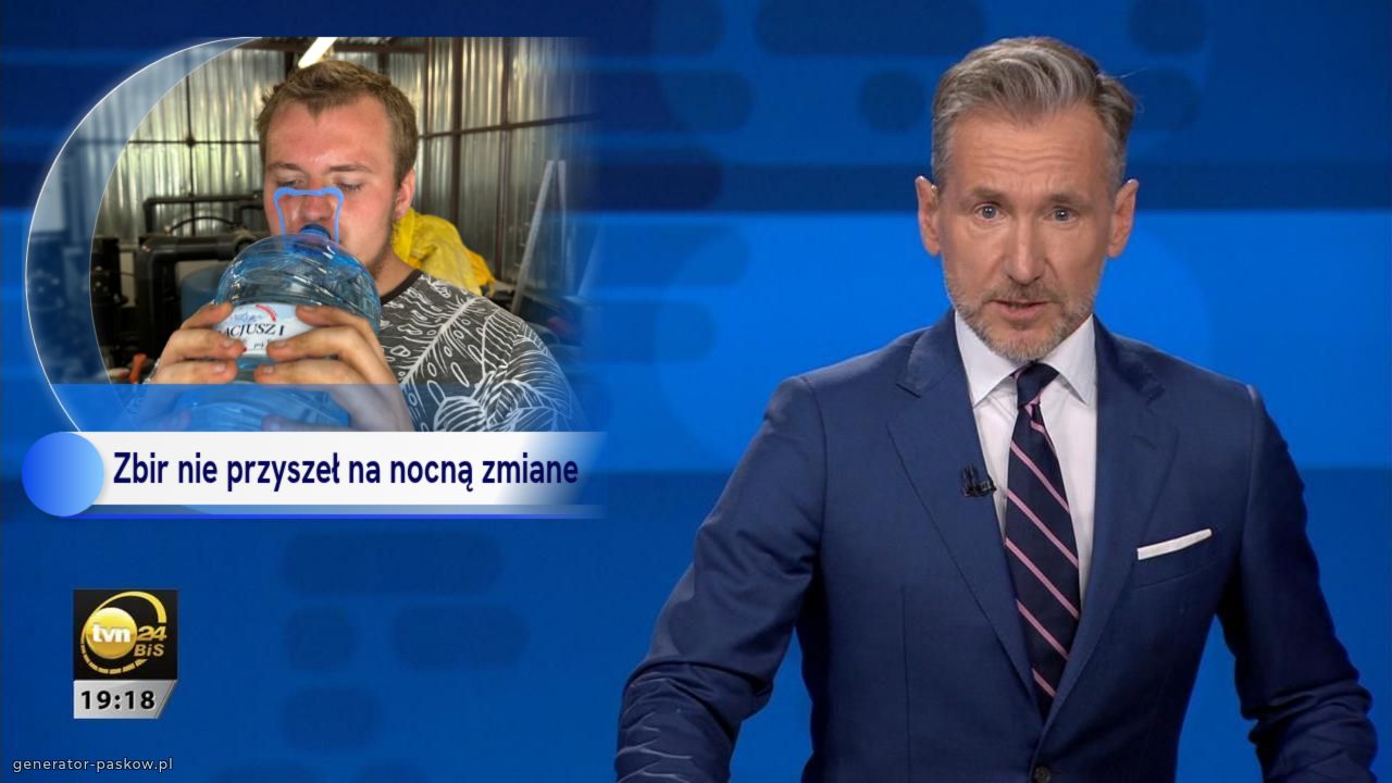 Zbir nie przyszeł na nocną zmiane