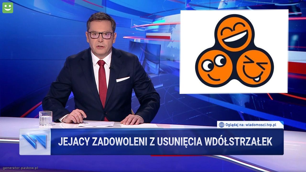 Jejacy zadowoleni z usunięcia wdółstrzałek