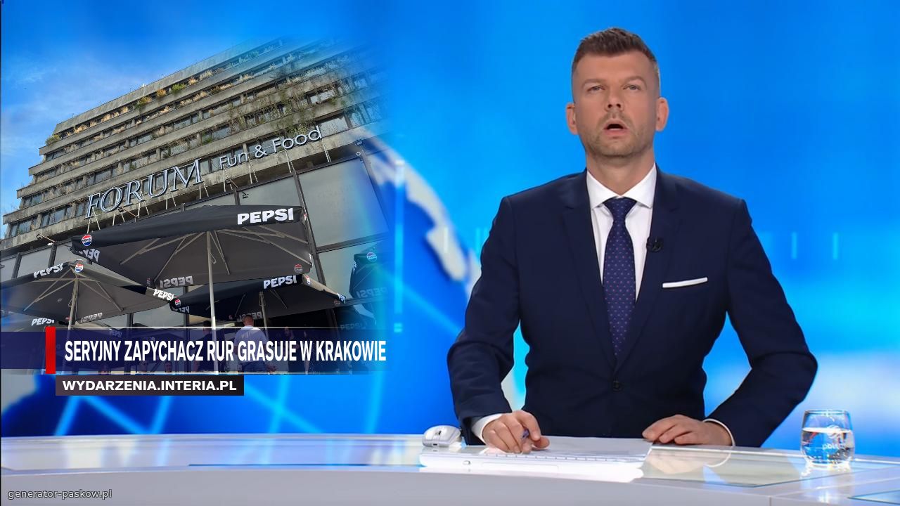 Seryjny zapychacz rur grasuje w Krakowie