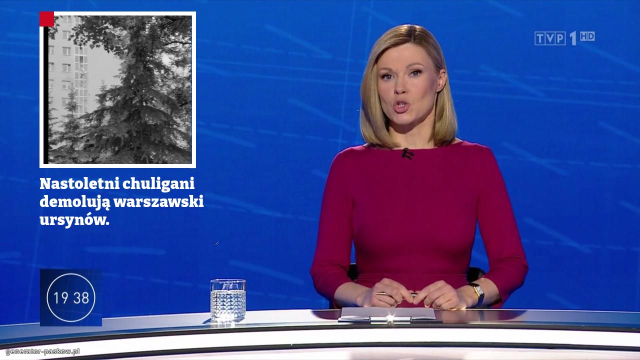 Nastoletni chuligani demolują warszawski ursynów.