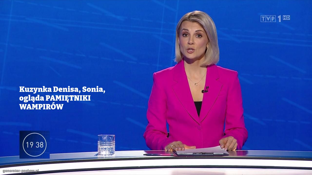 Kuzynka Denisa, Sonia, ogląda PAMIĘTNIKI WAMPIRÓW