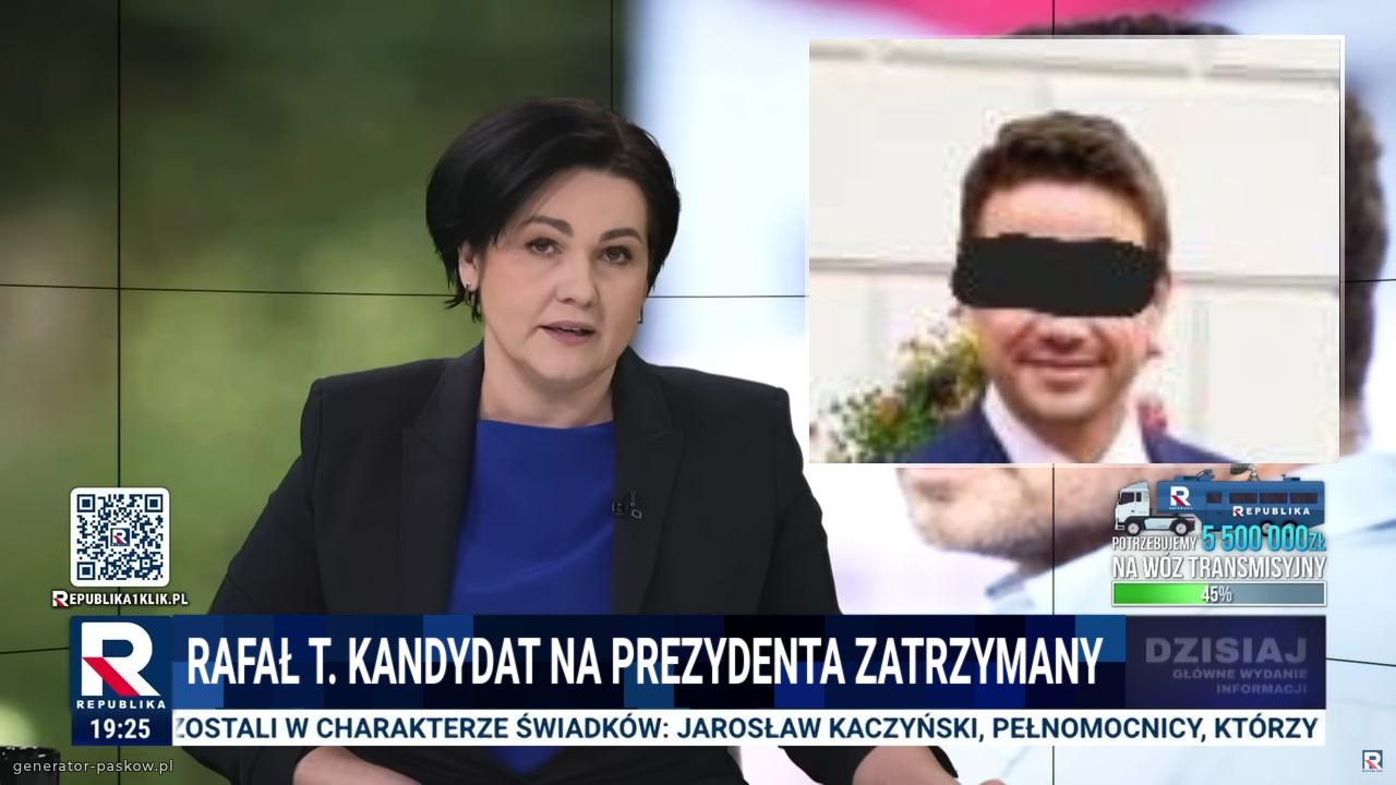 Rafał T. Kandydat na prezydenta Zatrzymany 
