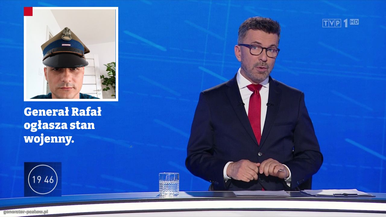 Generał Rafał ogłasza stan wojenny.