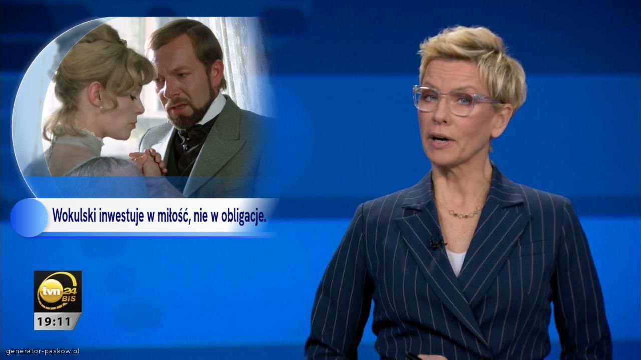 Wokulski inwestuje w miłość, nie w obligacje.