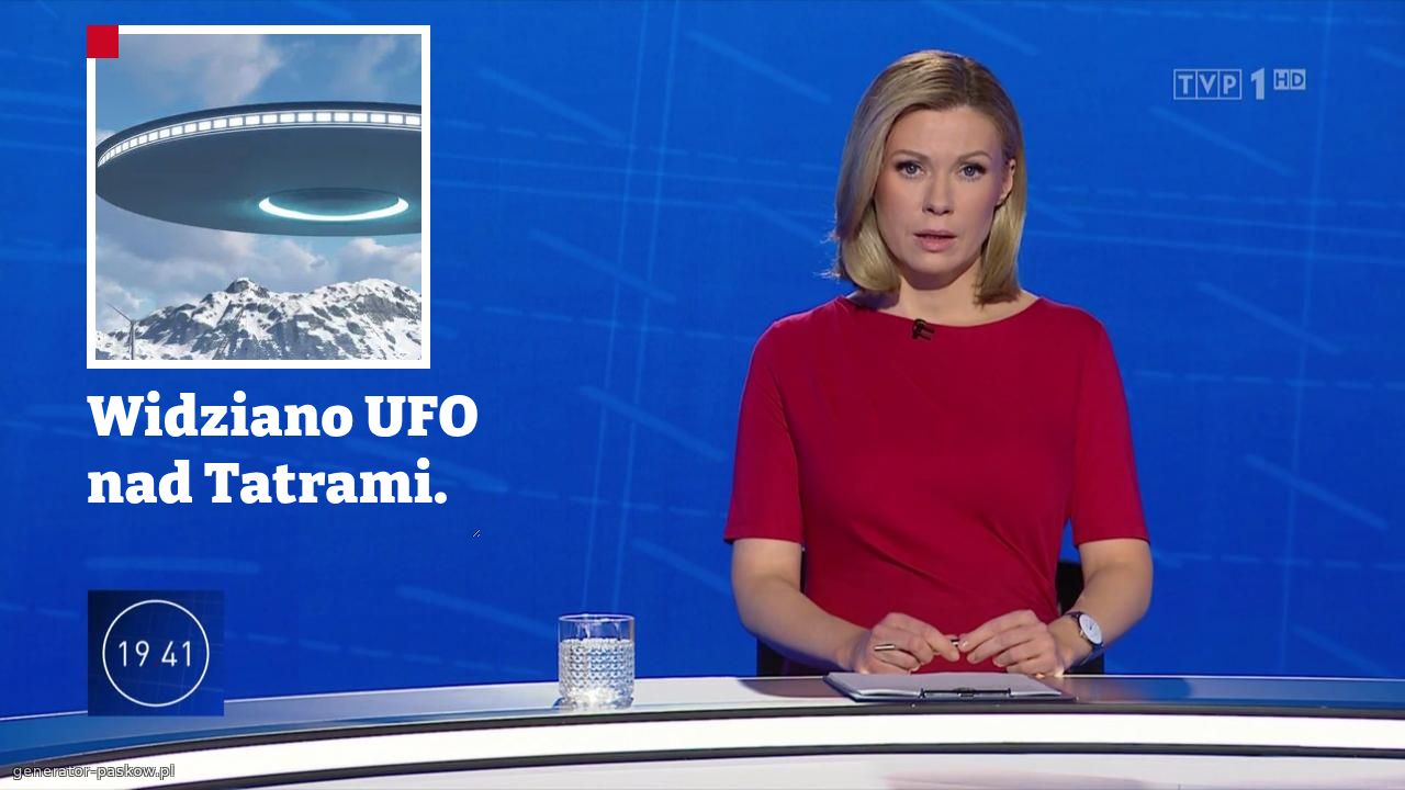 Widziano UFO nad Tatrami.