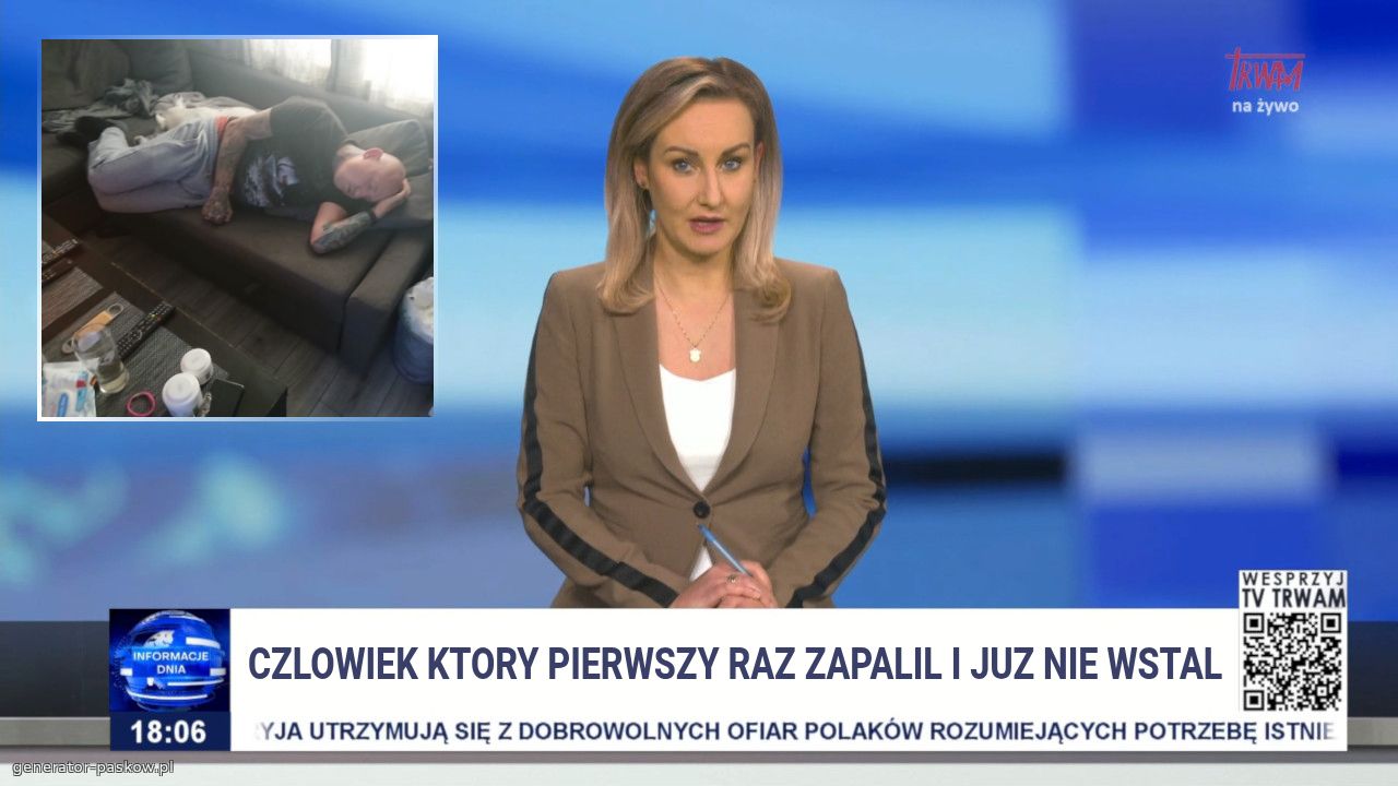 Czlowiek ktory pierwszy raz zapalil i juz nie wstal