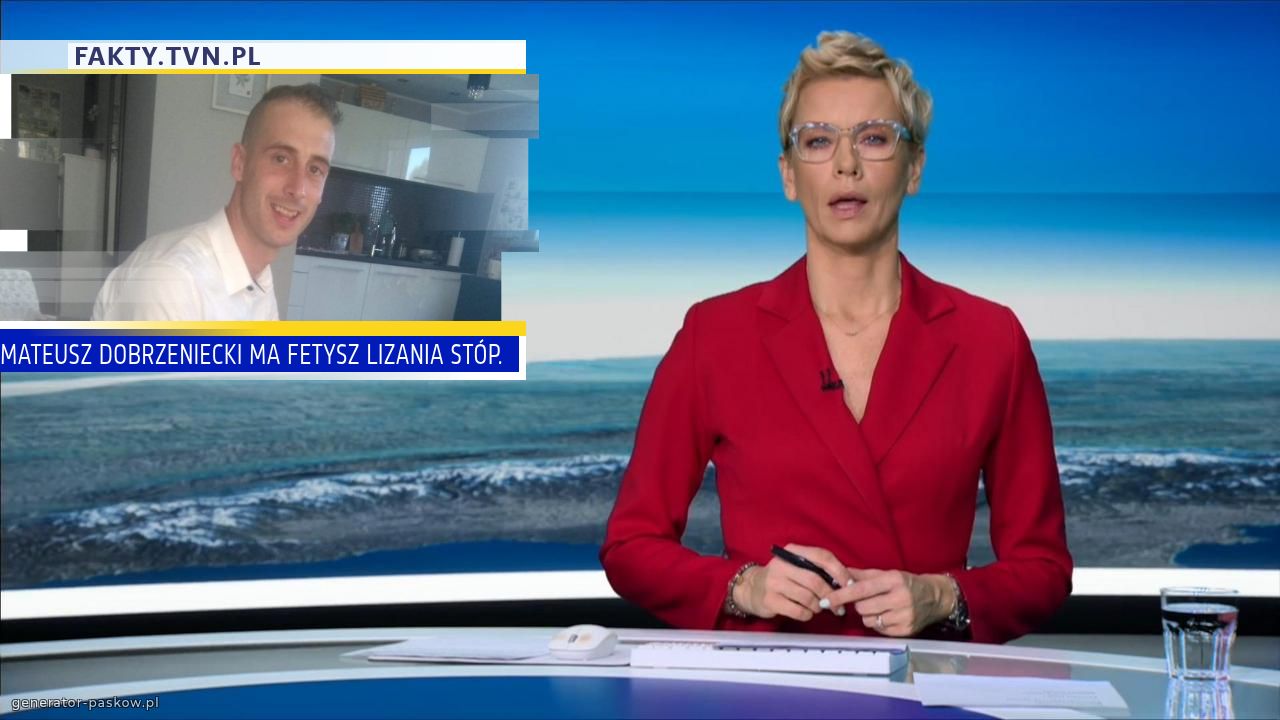 MATEUSZ DOBRZENIECKI MA FETYSZ LIZANIA STÓP. 