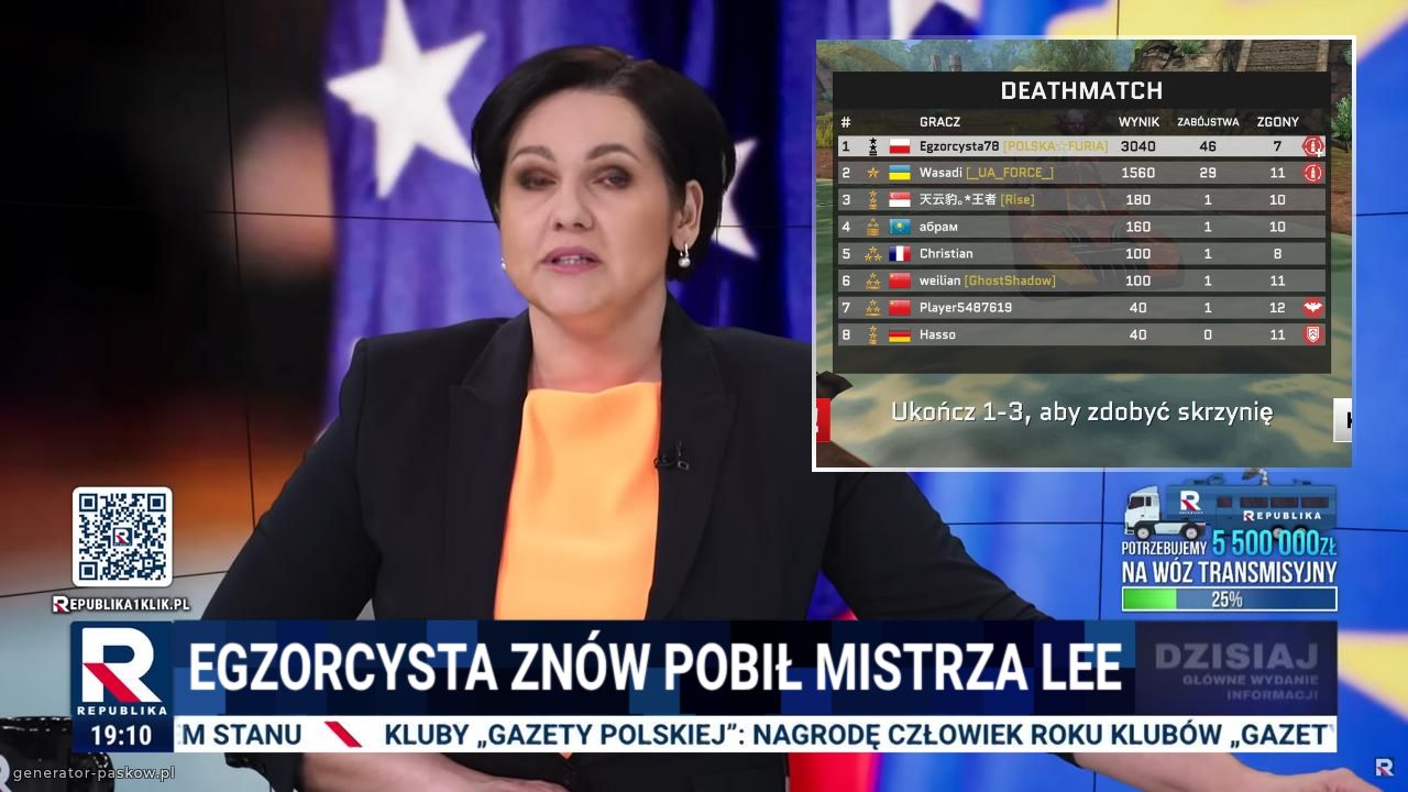 Egzorcysta znów pobił mistrza lee