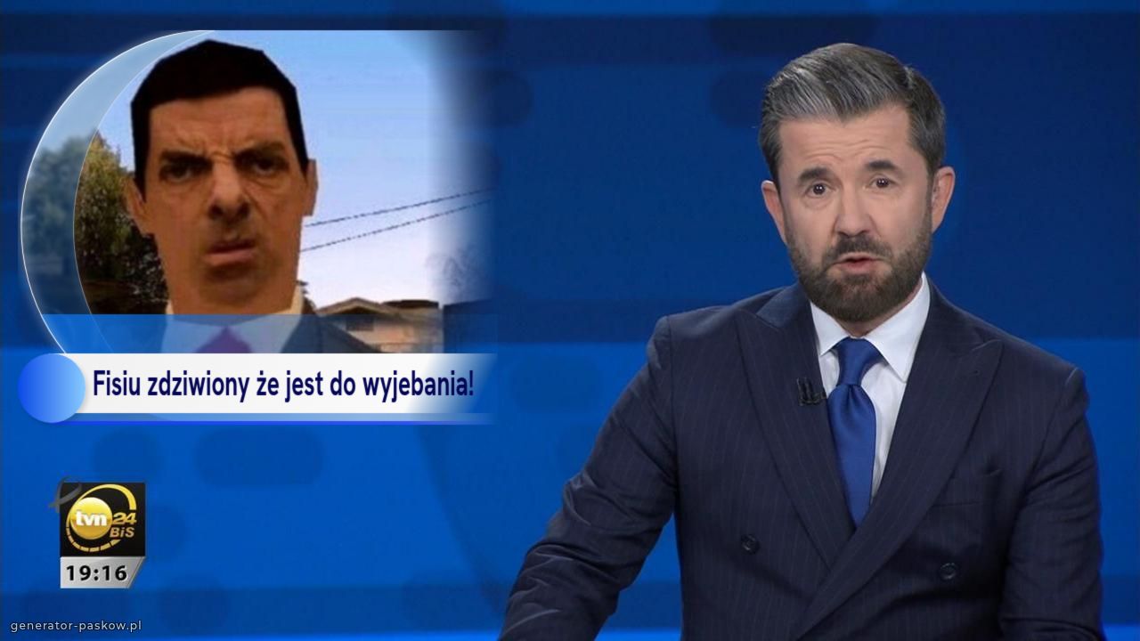Fisiu zdziwiony że jest do wyjebania!
