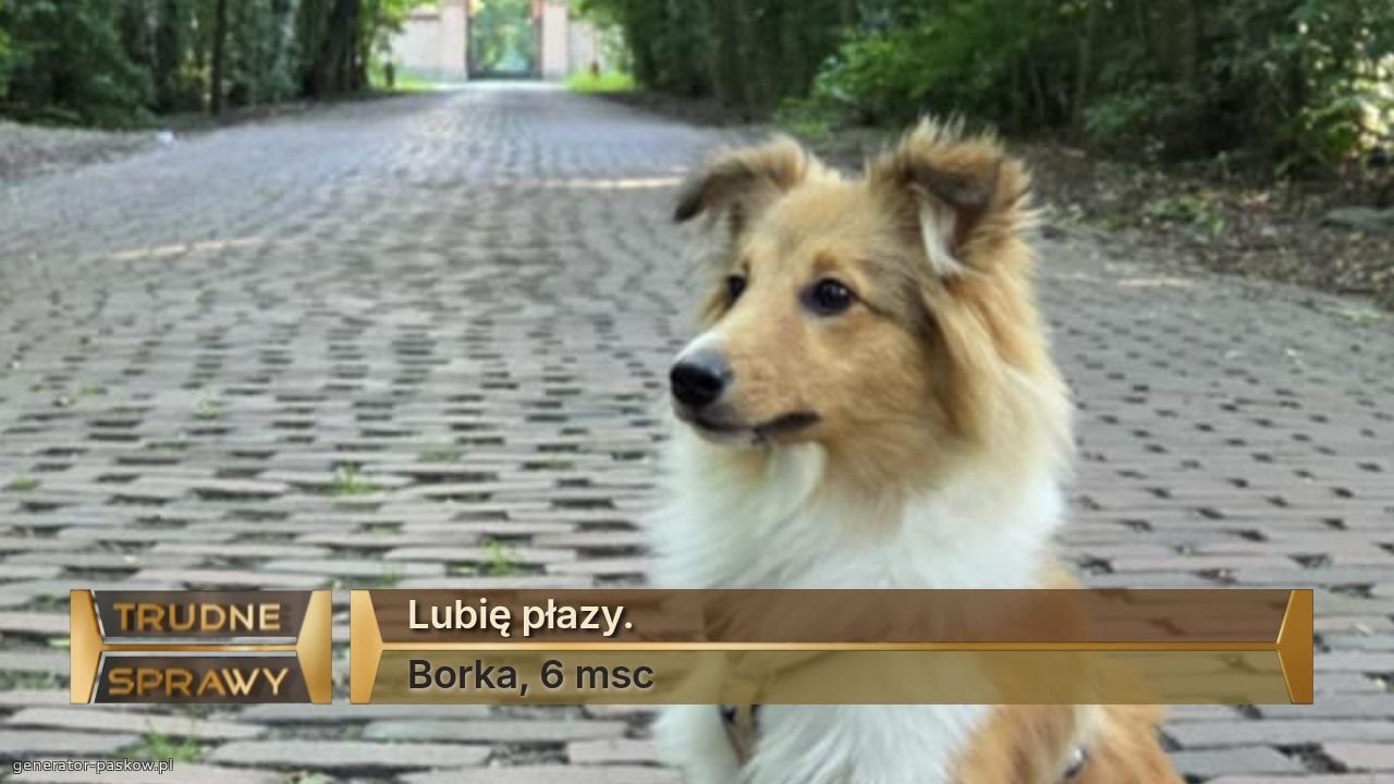 Lubię płazy.
Borka, 6 msc