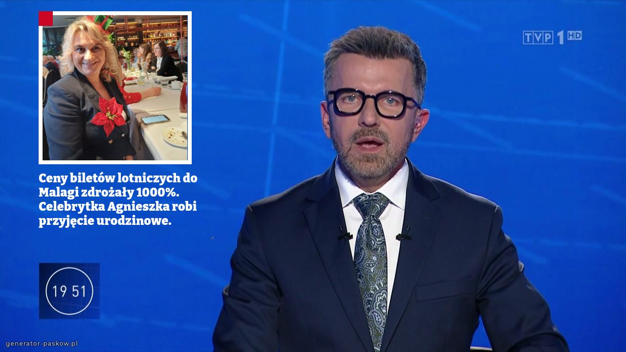 Ceny biletów lotniczych do Malagi zdrożały 1000%. Celebrytka Agnieszka robi  przyjęcie urodzinowe. 