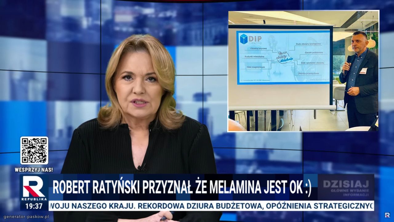 Robert Ratyński przyznał że melamina jest OK :) 