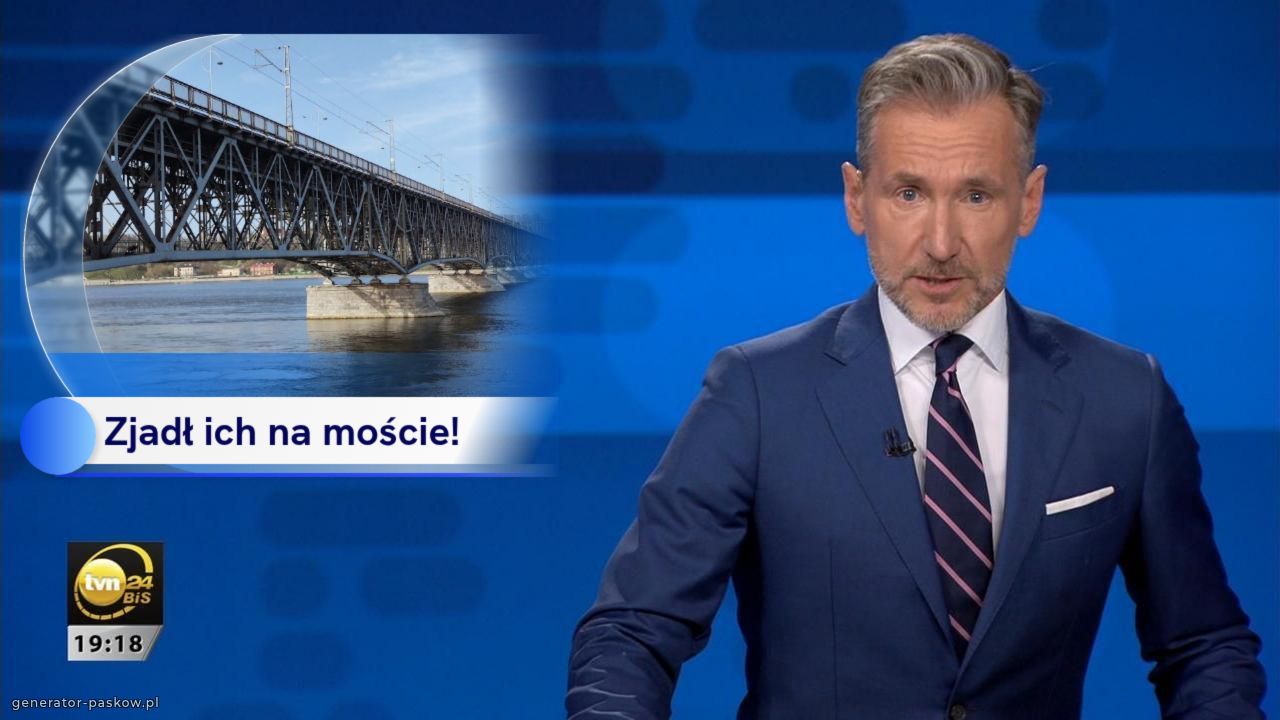 Zjadł ich na moście!