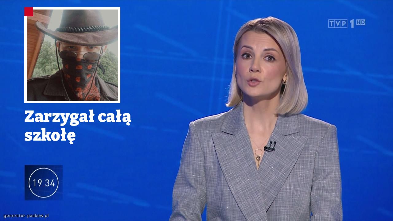 Zarzygał całą szkołę 