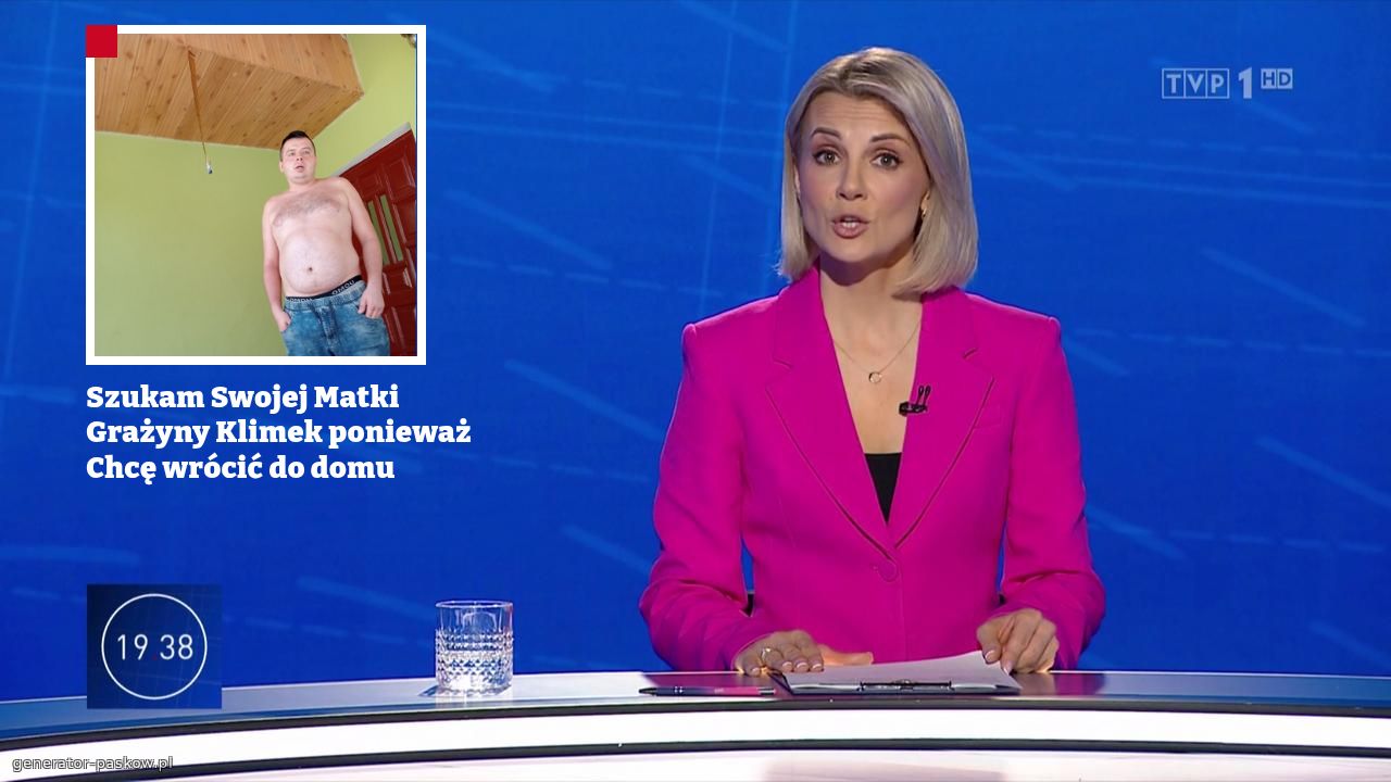 Szukam Swojej Matki Grażyny Klimek ponieważ Chcę wrócić do domu 
