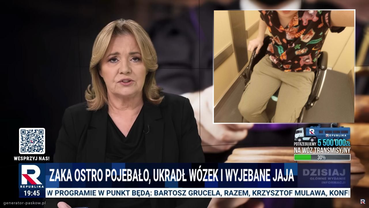 Zaka ostro pojebało, ukradł wózek i wyjebane jaja