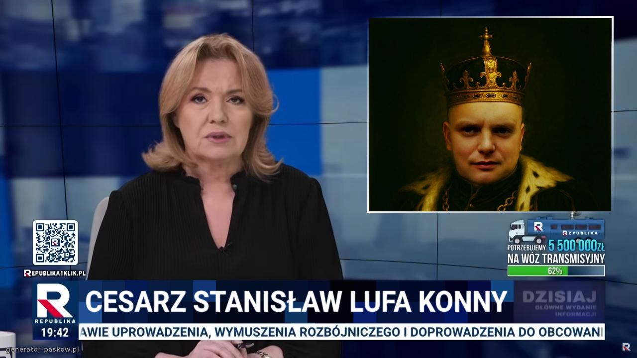 Cesarz Stanisław lufa konny