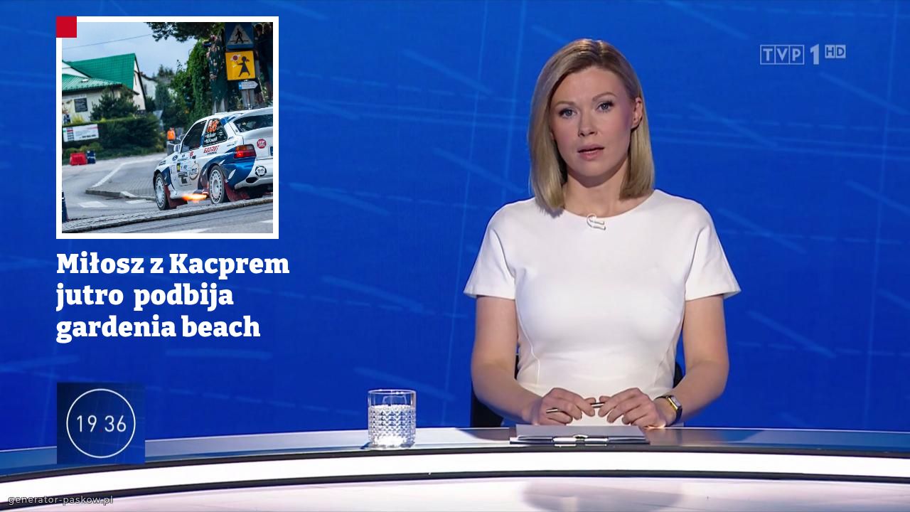 Miłosz z Kacprem jutro  podbija gardenia beach