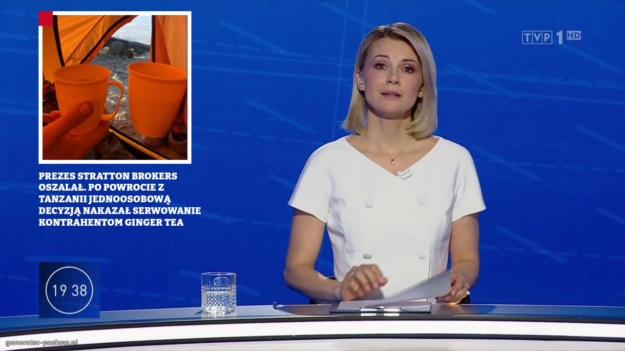 PREZES STRATTON BROKERS OSZALAŁ. PO POWROCIE Z TANZANII JEDNOOSOBOWĄ DECYZJĄ NAKAZAŁ SERWOWANIE KONTRAHENTOM GINGER TEA