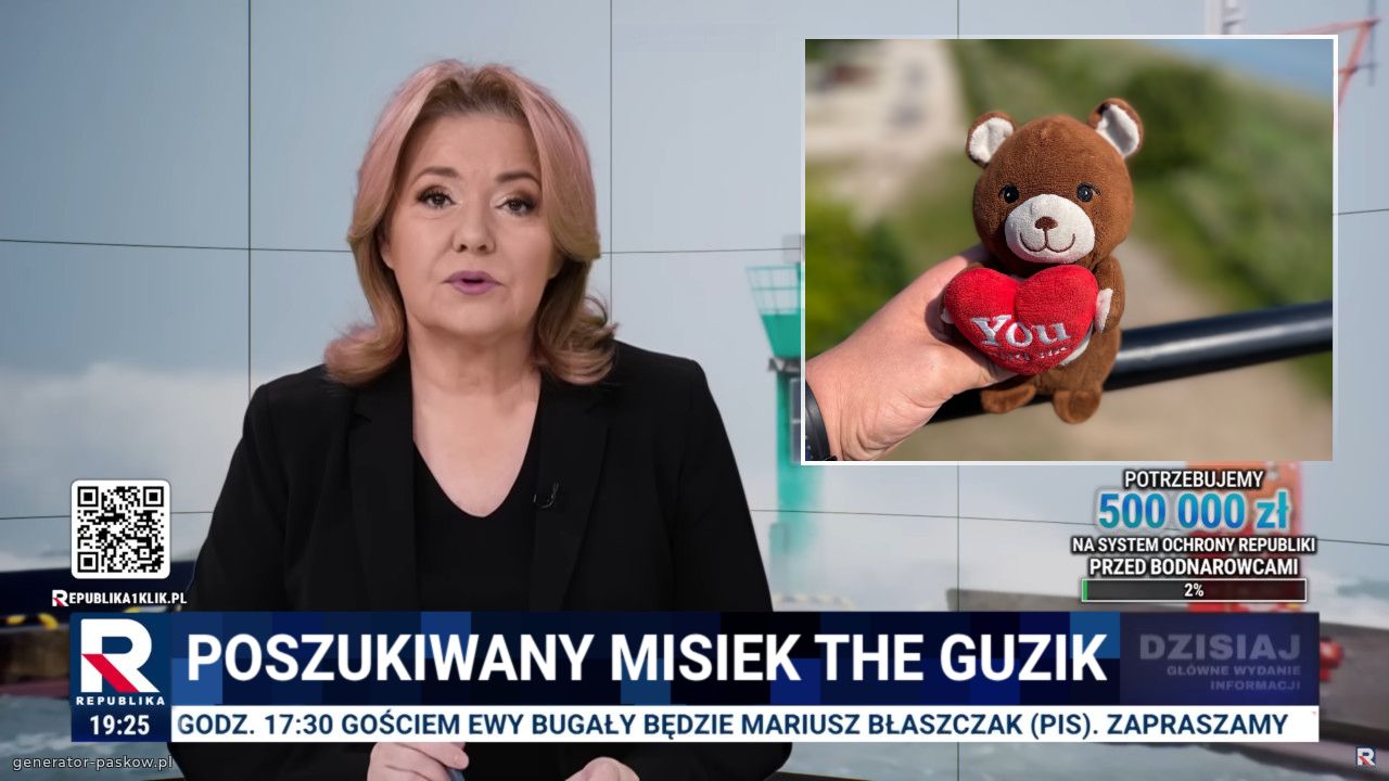 Poszukiwany Misiek The Guzik