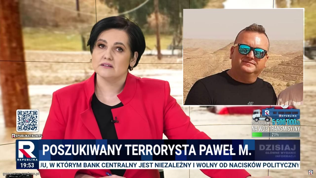 Poszukiwany terrorysta Paweł M.