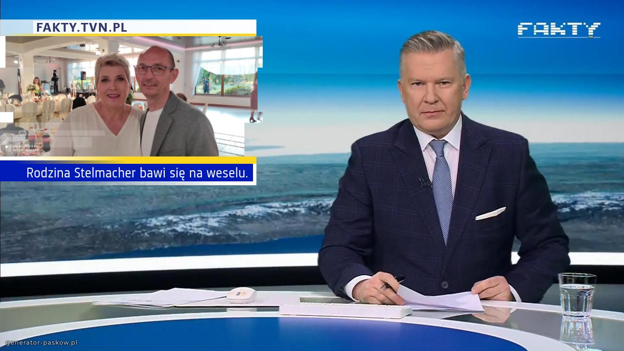 Rodzina Stelmacher bawi się na weselu.