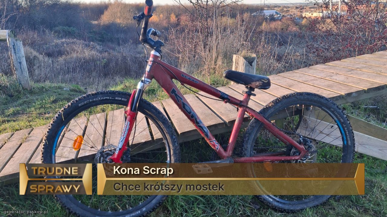 Kona Scrap 
Chce krótszy mostek 