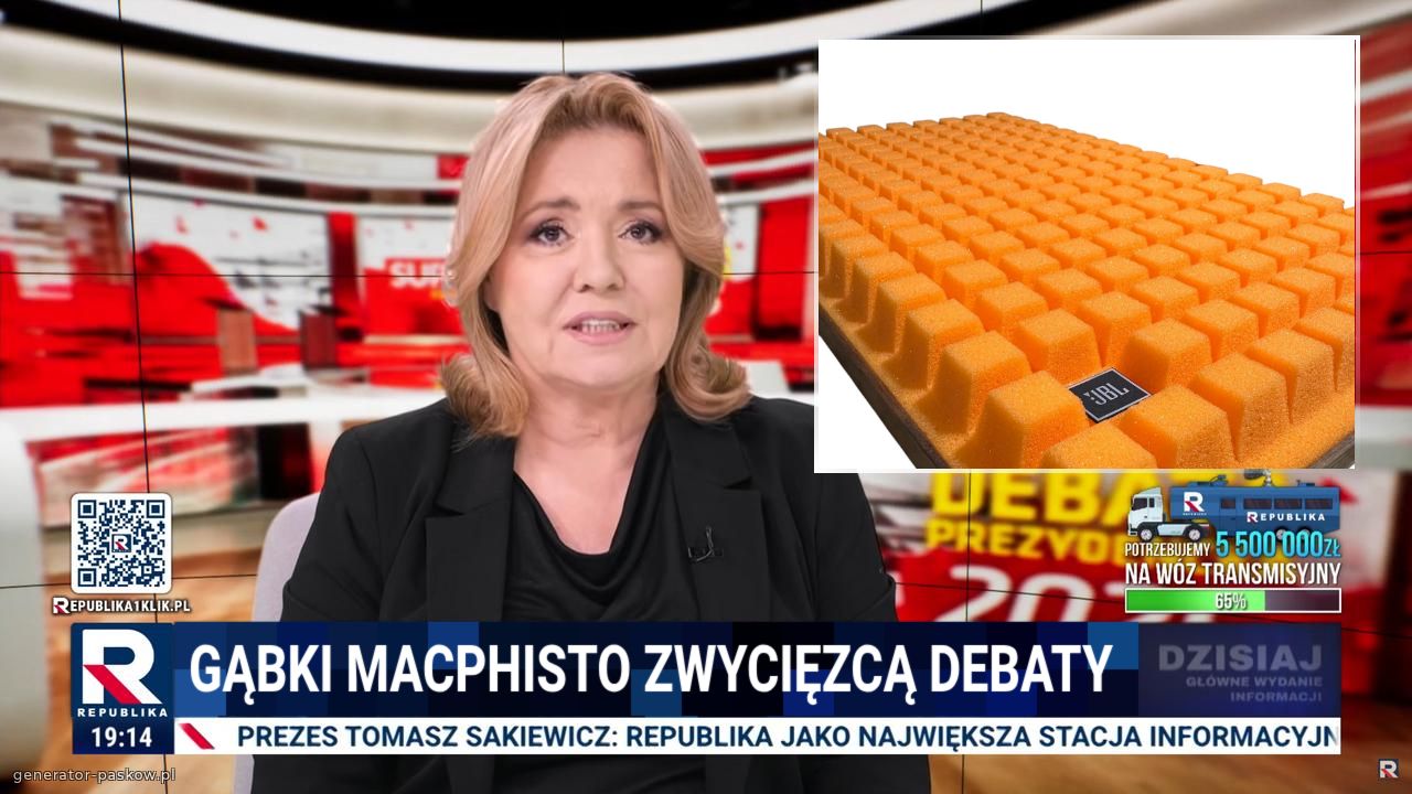 Gąbki MacPhisto zwycięzcą debaty 