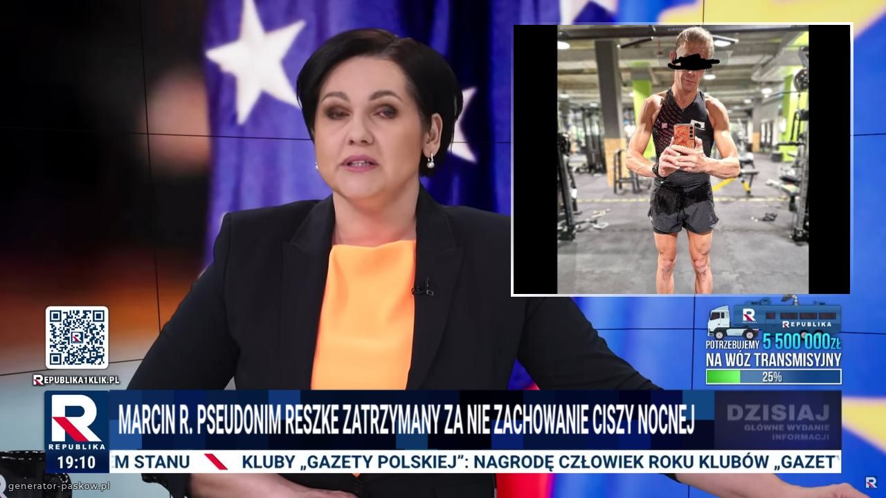 Marcin r. Pseudonim Reszke zatrzymany za nie zachowanie ciszy nocnej   