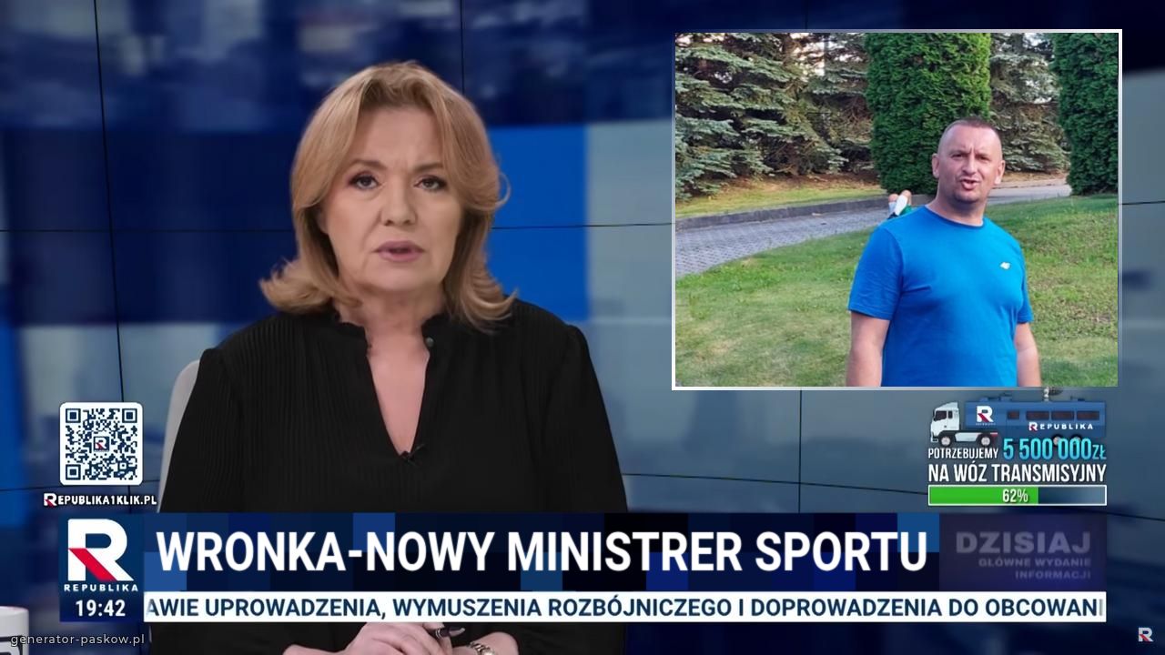 Wronka-Nowy ministrer sportu