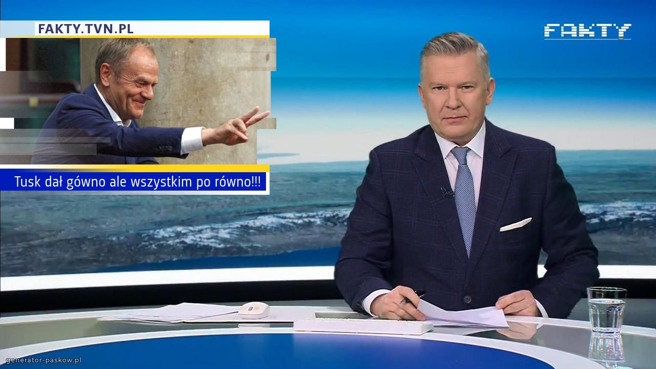  Tusk dał gówno ale wszystkim po równo!!!