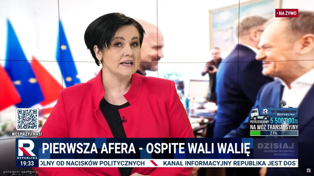 pierwsza afera - ospite wali walię