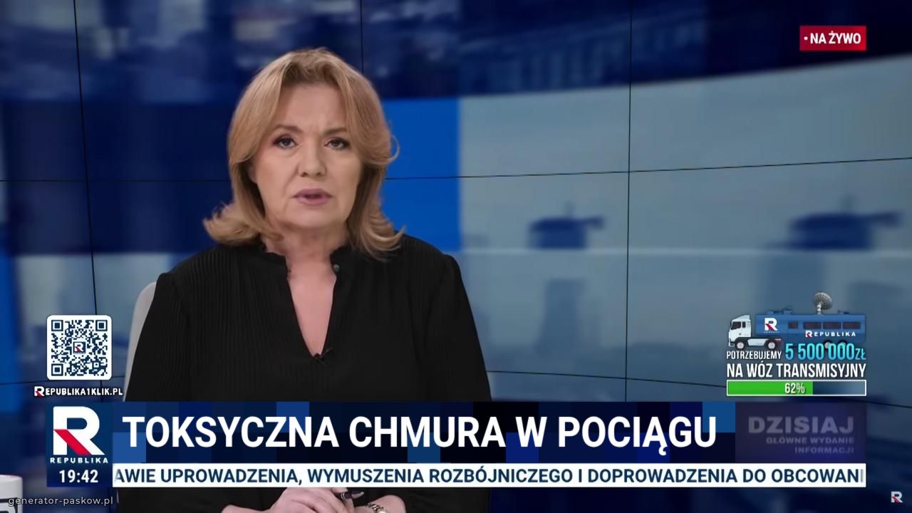 Toksyczna chmura w pociągu 