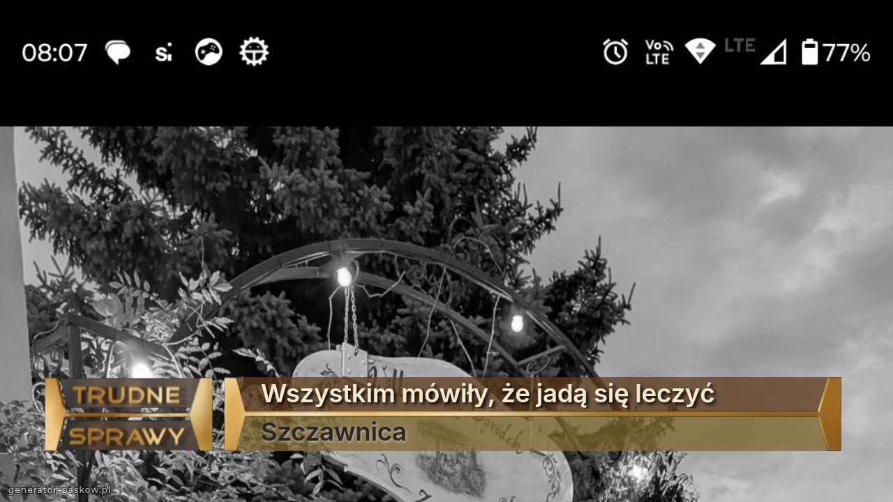 Wszystkim mówiły, że jadą się leczyć 
Szczawnica