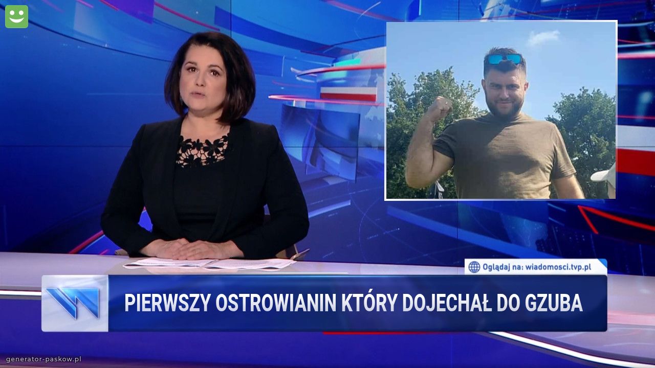 Pierwszy ostrowianin który dojechał do gzuba