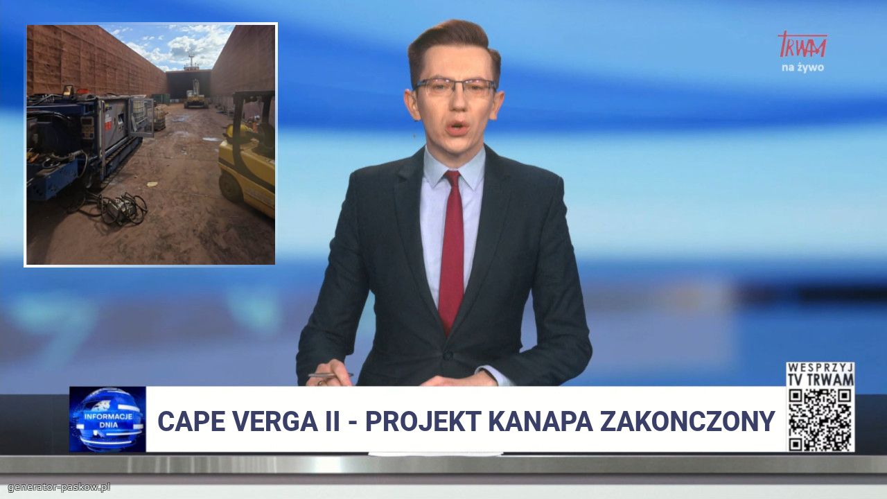 CAPE VERGA II - PROJEKT KANAPA ZAKONCZONY
