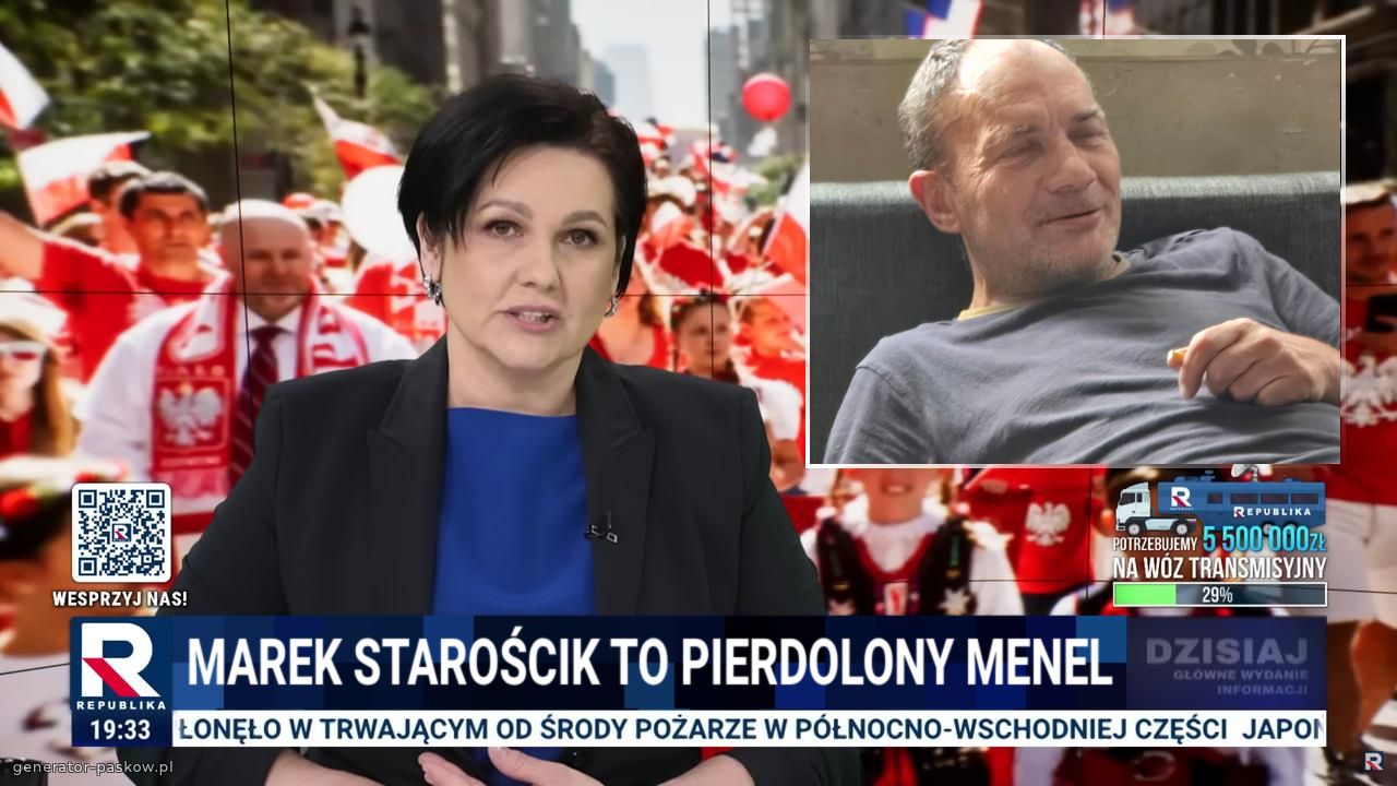 MAREK STAROŚCIK TO PIERDOLONY MENEL