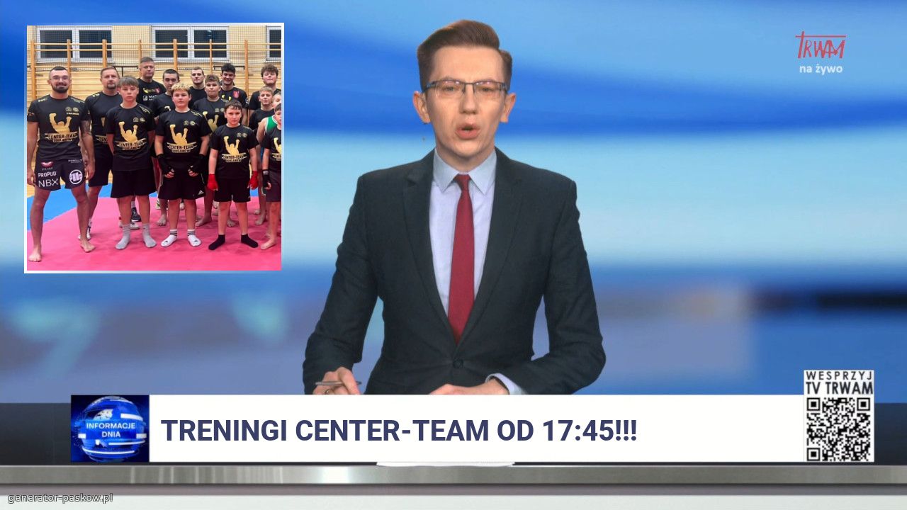 Treningi Center-Team OD 17:45!!!