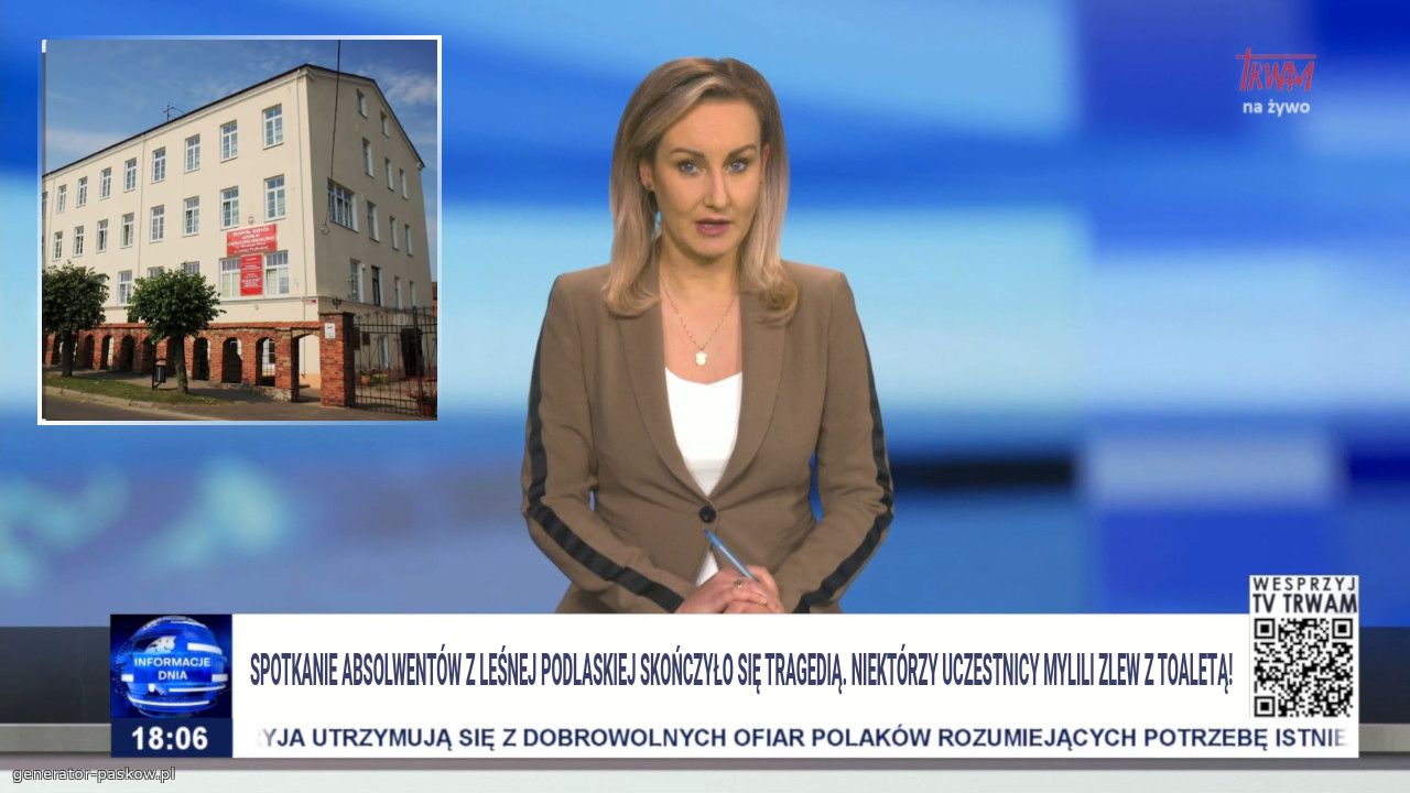 Spotkanie absolwentów z leśnej Podlaskiej skończyło się tragedią. Niektórzy uczestnicy mylili zlew z toaletą!