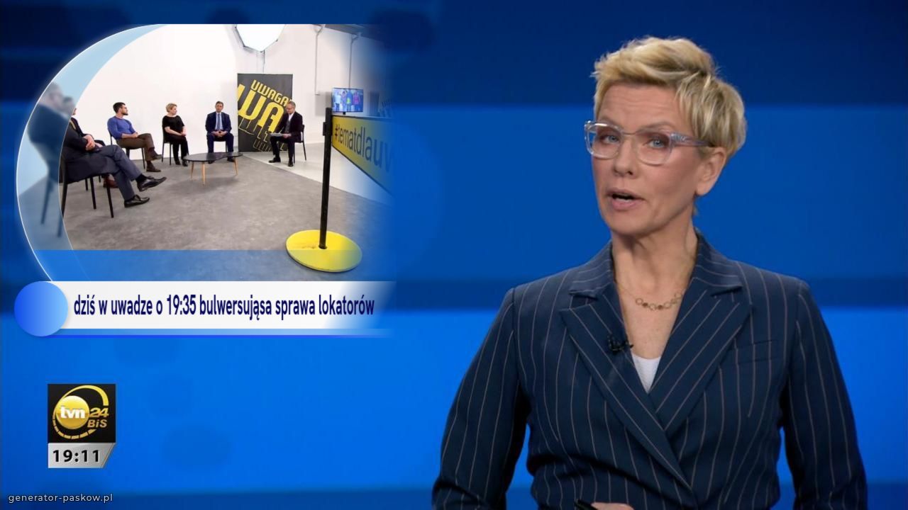 dziś w uwadze o 19:35 bulwersująsa sprawa lokatorów 