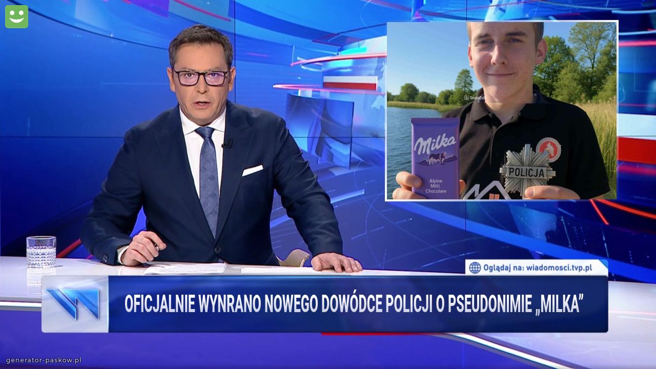 Oficjalnie wynrano nowego dowódce policji o pseudonimie „Milka”