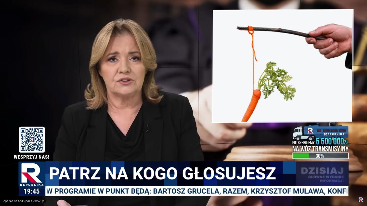 Patrz na kogo gŁosujesz