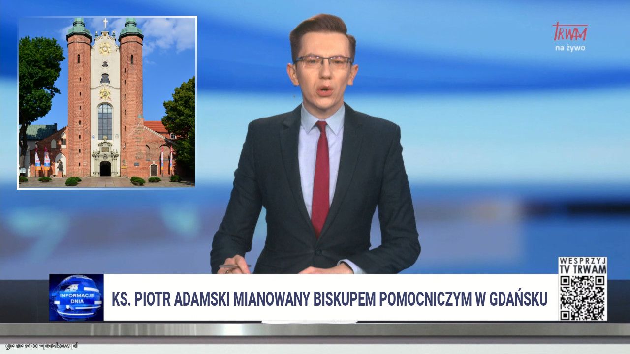Ks. Piotr Adamski mianowany biskupem pomocniczym w Gdańsku 